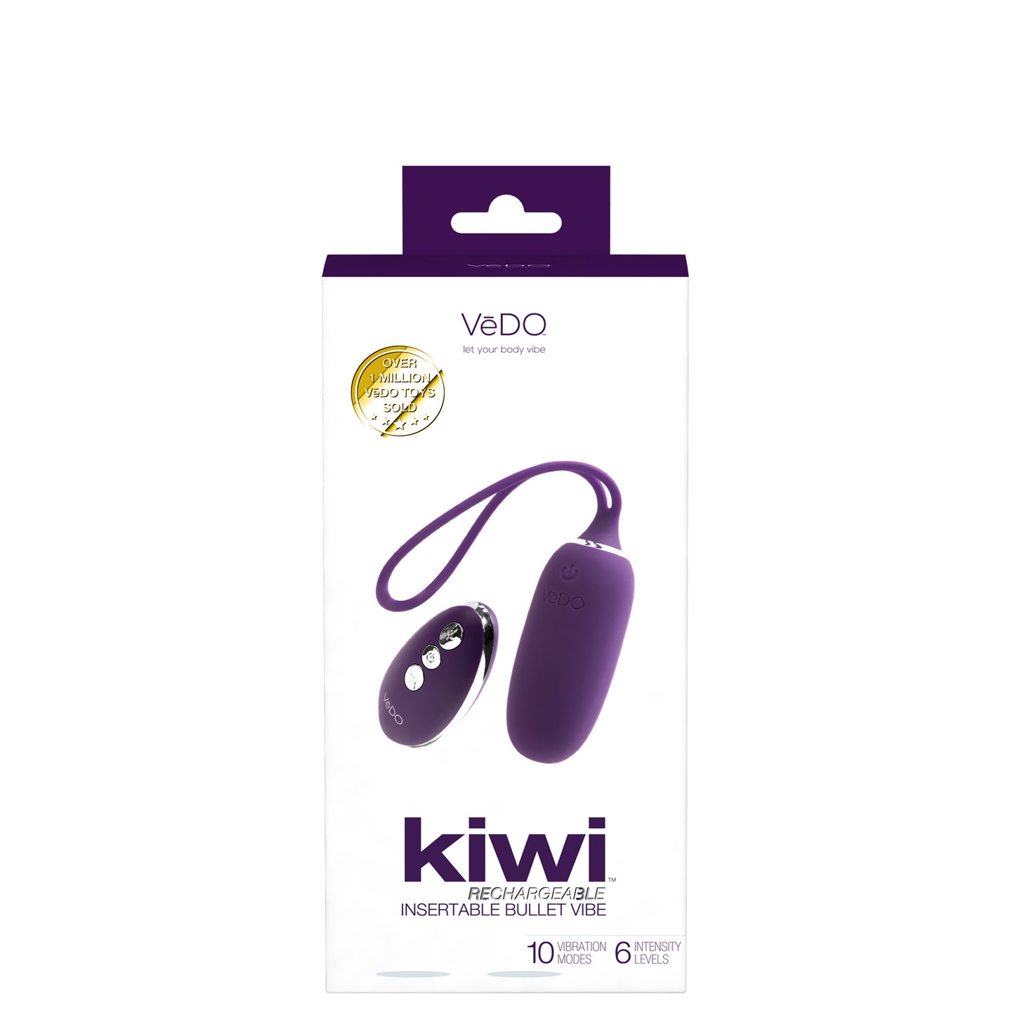 Kiwi Rechargeable Insertable Bullet - Deep Purple