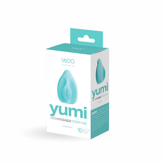 Yumi Rechargeable Finger Vibe - Tease Me Turquoise