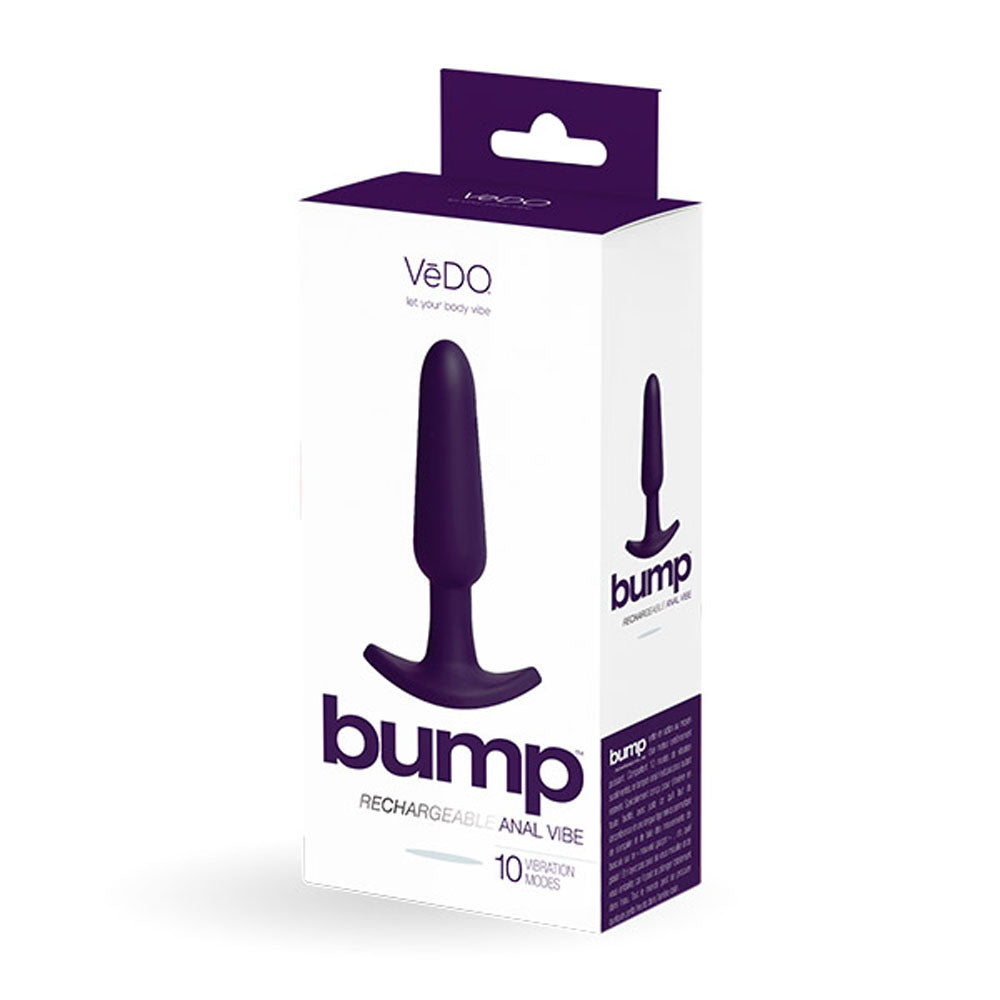 Bump Rechargeable Anal Vibe - Purple