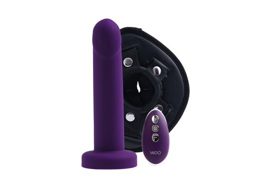 Strapped Rechargeable Strap on - Purple