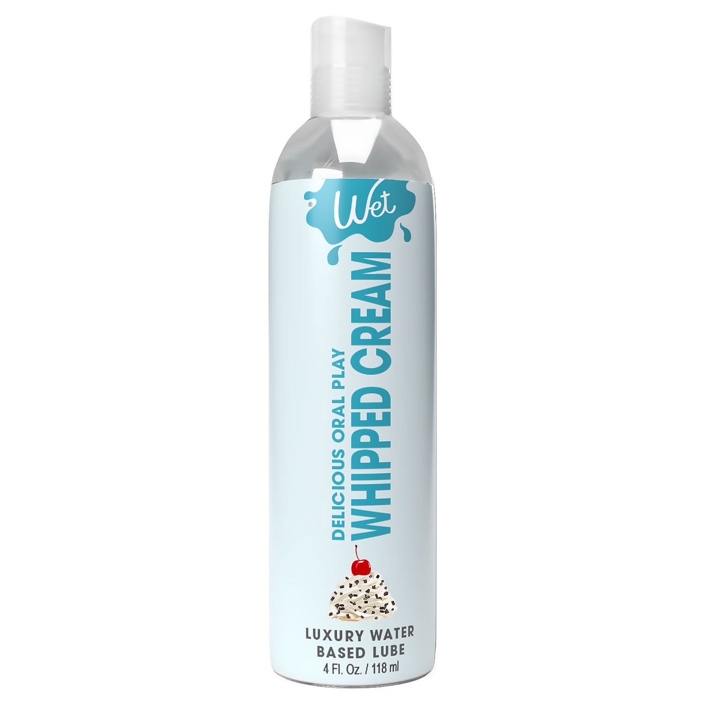 Wet Delicious Oral Play - Whipped Cream - Waterbased Flavored Lubricant 4 Oz