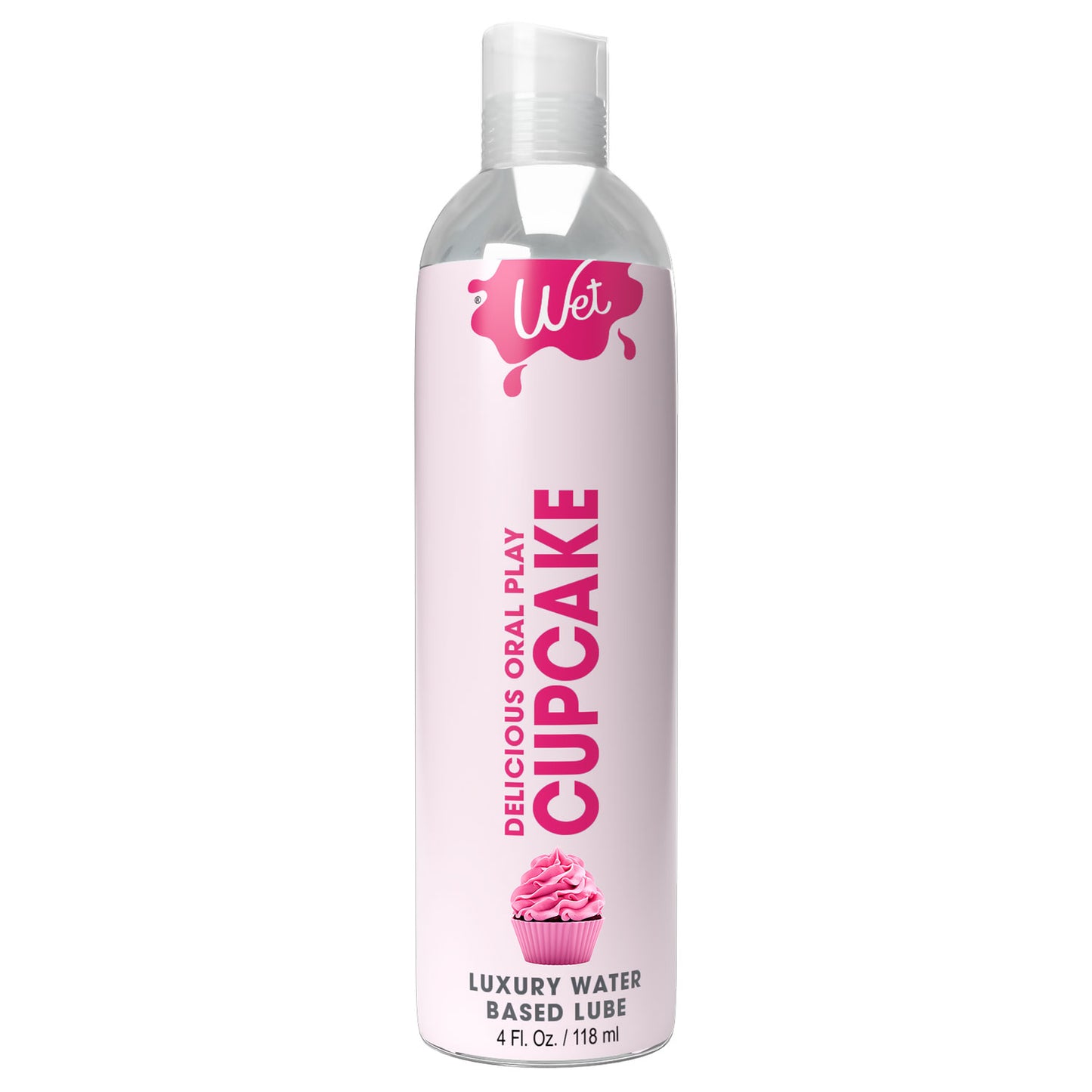 Wet Delicious Oral Play - Cupcake - Waterbased Flavored Lube 4 Oz