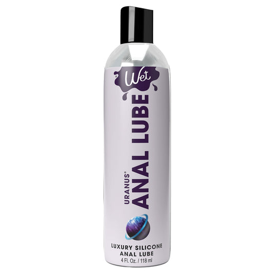 Wet Uranus Anal Lube - Premium Silicone Based Lubricant 4 Oz