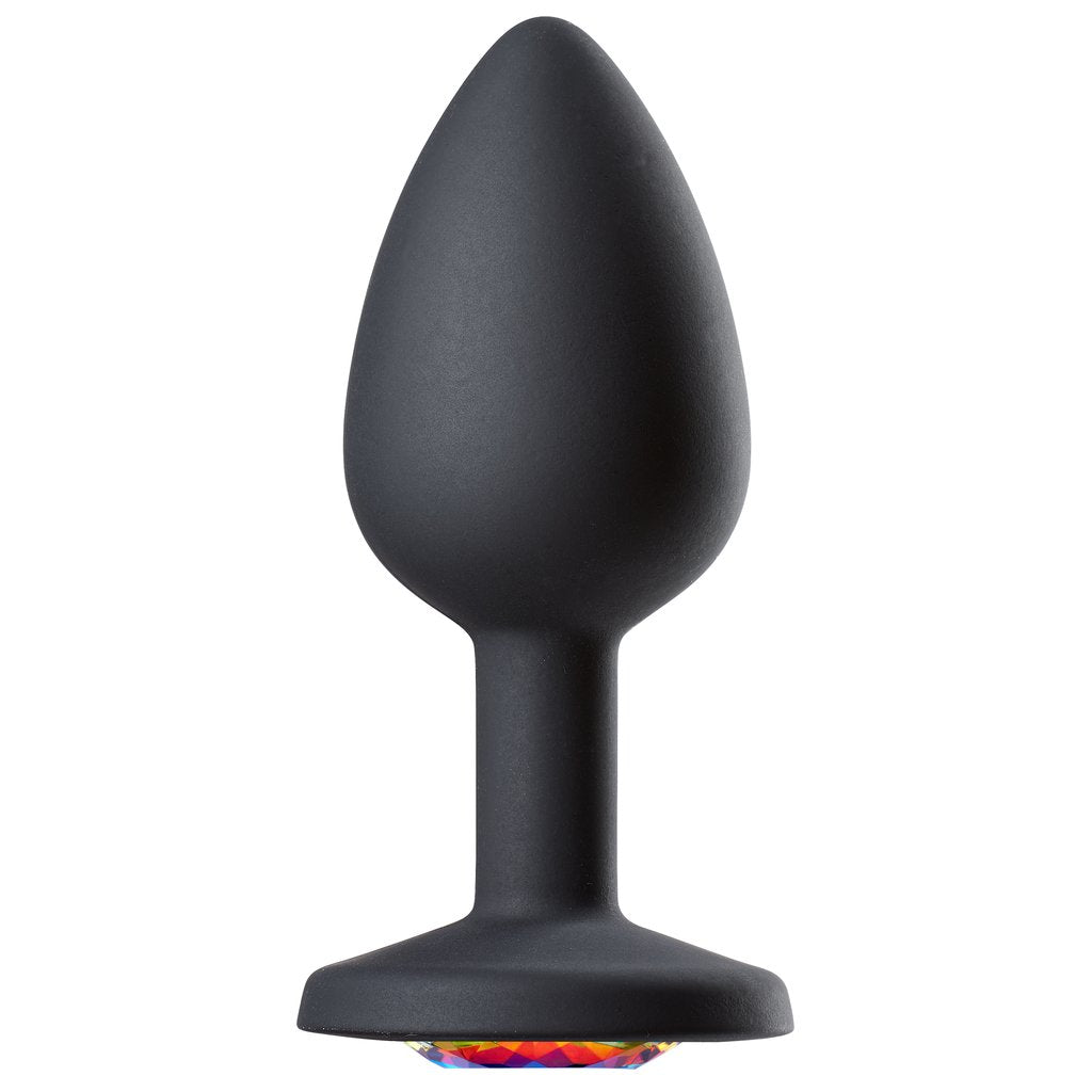 Cloud 9 Novelties Gems Jeweled Silicone Anal Plug - Small