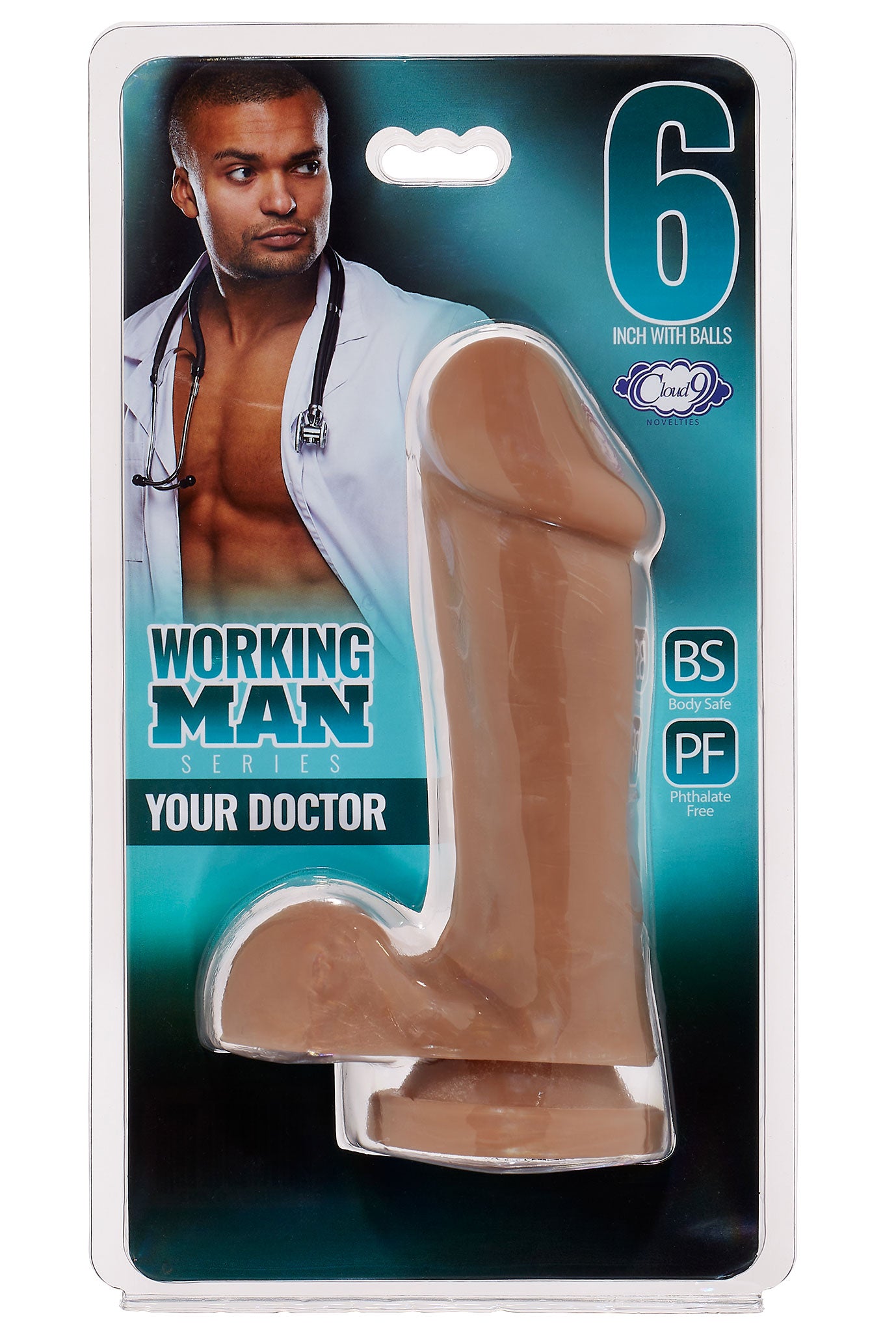 Cloud 9 Working Man 6 Inch With Balls - Your Doctor - Tan