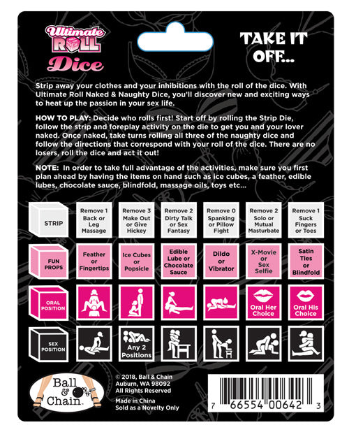Naked & Naughty Dice