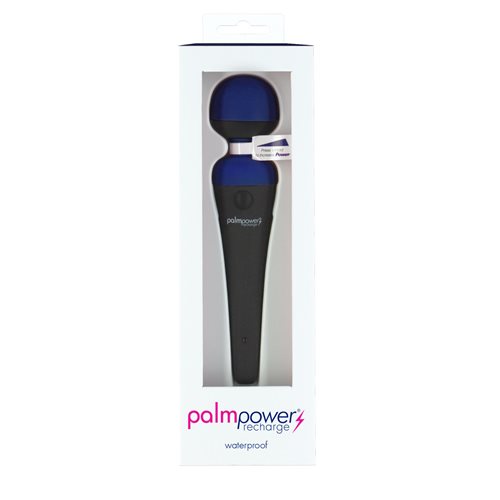 Palm Power Massager Blue Rechargeable Waterproof