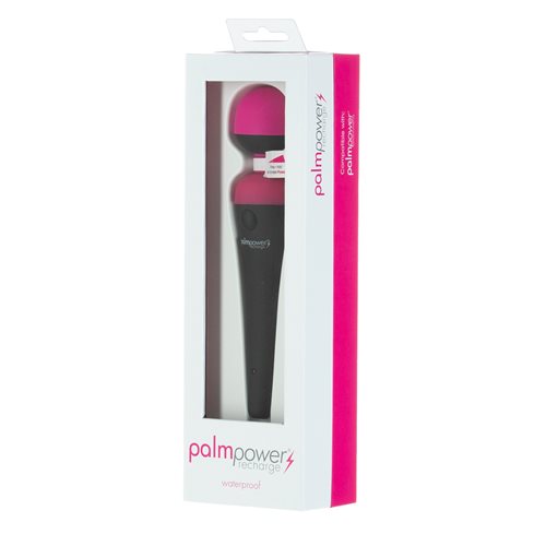 Palm Power Massager Fuschia Rechargeable Waterproof