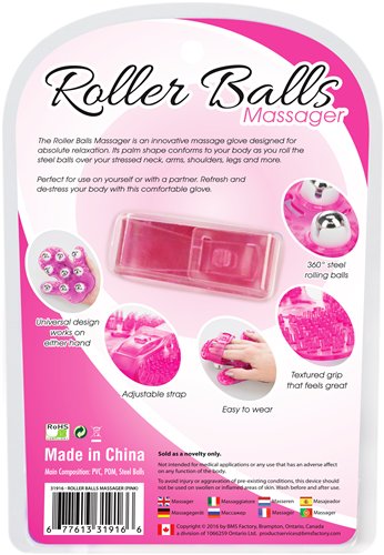 Roller Balls Massager Pink