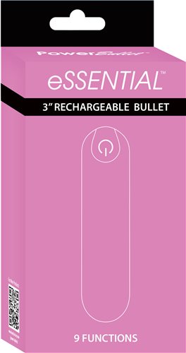 Power Bullet Essential 3.5in Rechargeable Pink