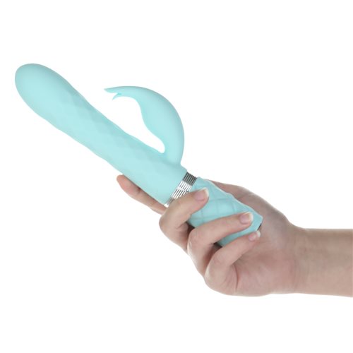 Pillow Talk Lively Dual Motor Massager Teal