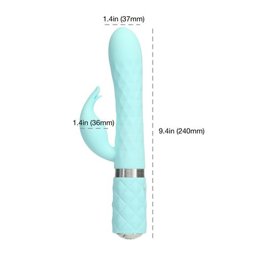 Pillow Talk Lively Dual Motor Massager Teal