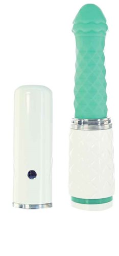 Pillow Talk Feisty Luxurious Thrusting & Vibrating Massager Teal