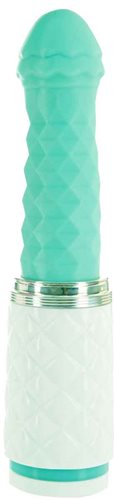 Pillow Talk Feisty Luxurious Thrusting & Vibrating Massager Teal