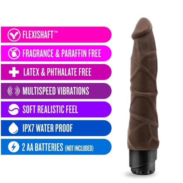 Dr Skin Cock Vibe #1 Chocolate