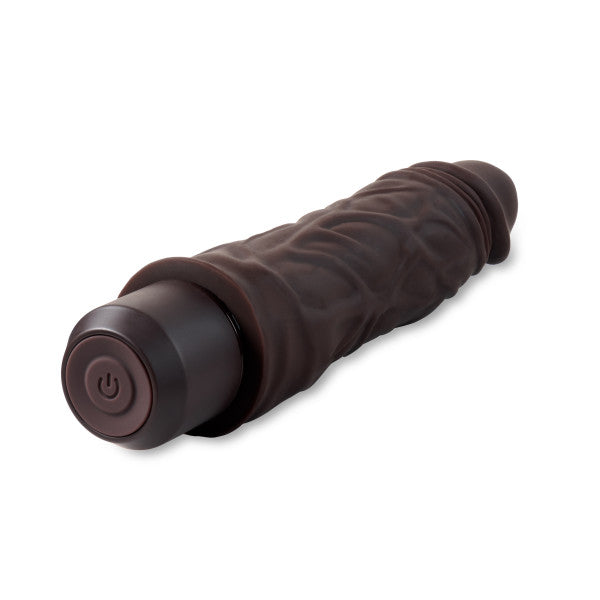 Dr. Skin Silicone Dr. David 8 In Vibrating Dildo Brown