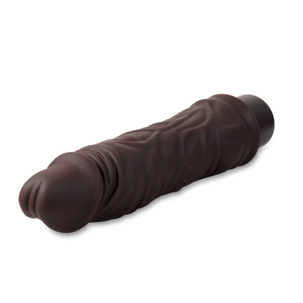 Dr. Skin Silicone Dr. David 8 In Vibrating Dildo Brown