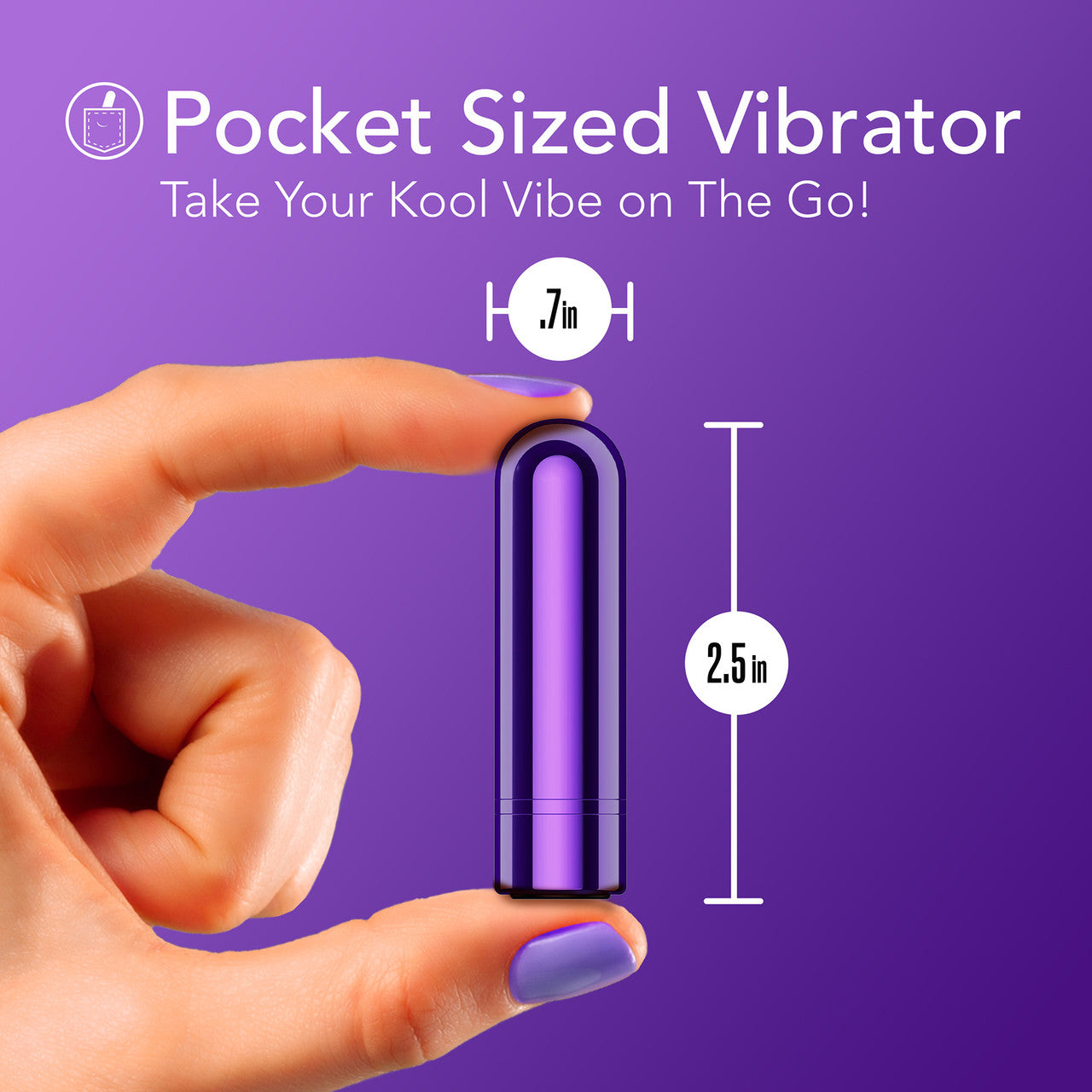 Kool Vibes - Rechargeable Mini Bullet - Grape