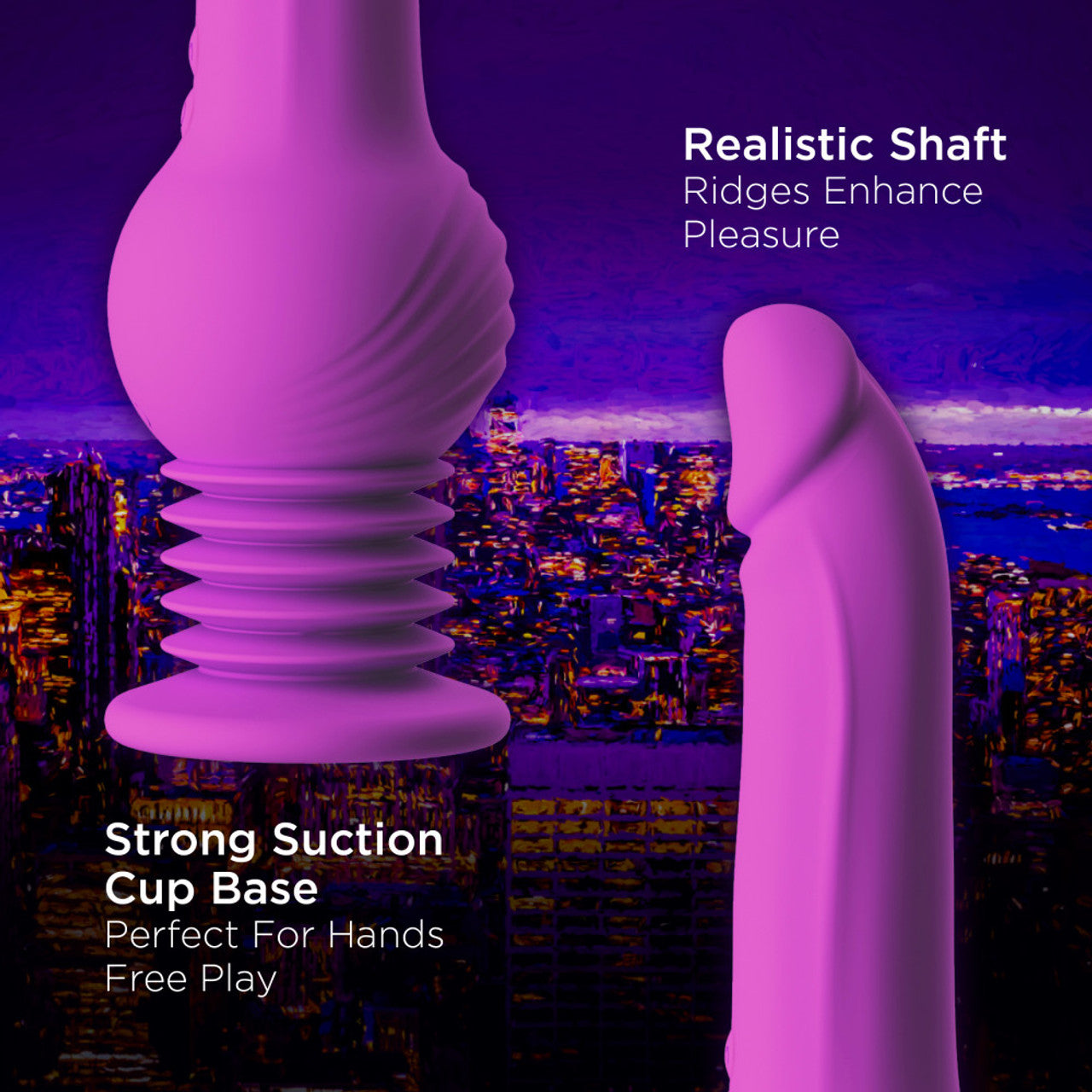 Impressions New York Gyroquake Dildo Purple