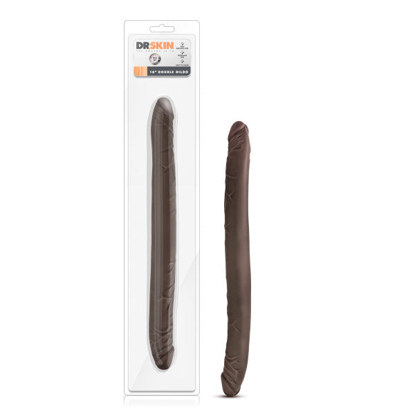 Dr Skin 16 Double Dildo Chocolate "