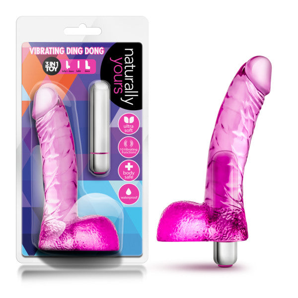 Naturally Yours Ding Dong Pink Vibrating