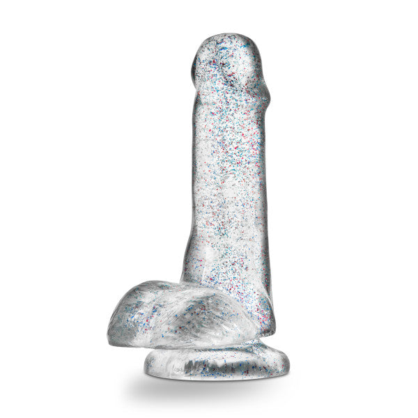 Naturally Yours 6 Glitter Cock Sparkling Clear "