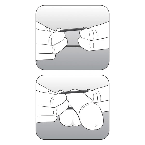 Performance Vs2 Pure Premium Silicone Cockrings Small White