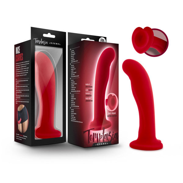 Temptasia Jezebel Crimson Red Dildo