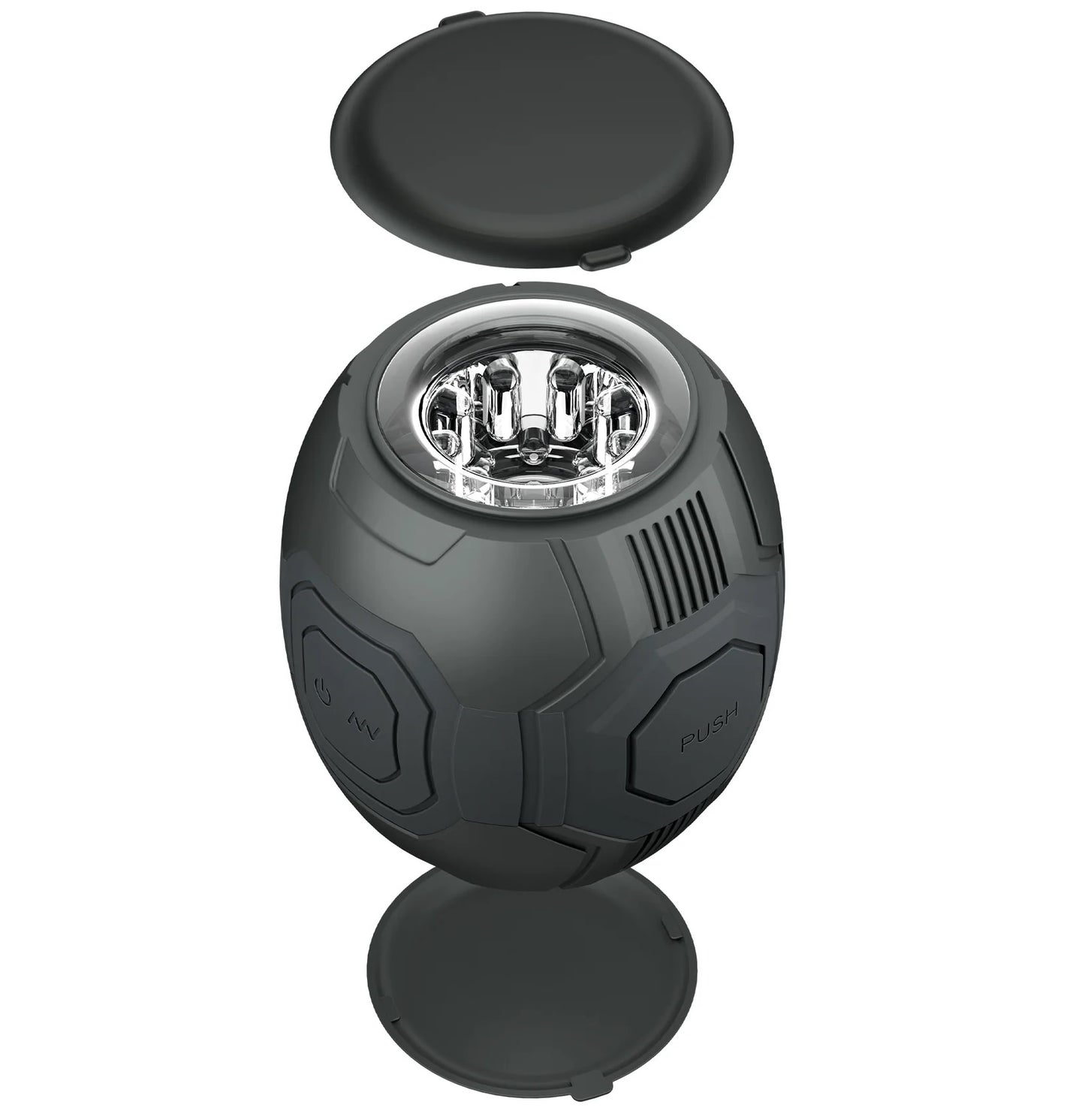 M For Men Dome X Vibrating Masturbator Black