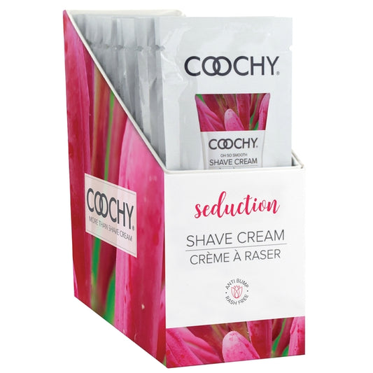 Coochy Shave Cream Seduction 15ml Foil Display