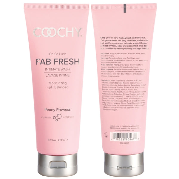 Coochy Fab Fresh Feminine Wash 7.2 Oz Peony Prowess