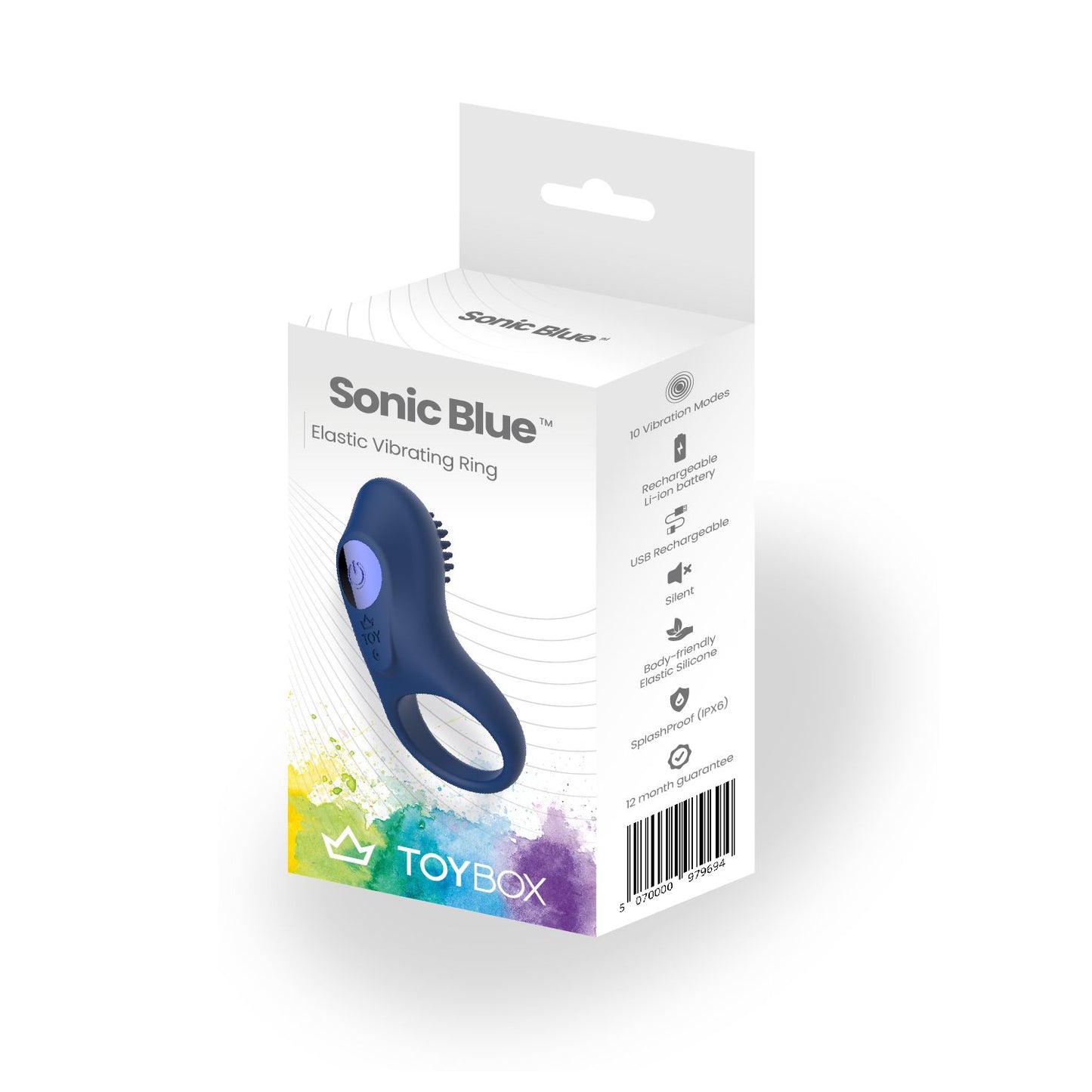 Sonic Blue Vibrating Mini Vibrator