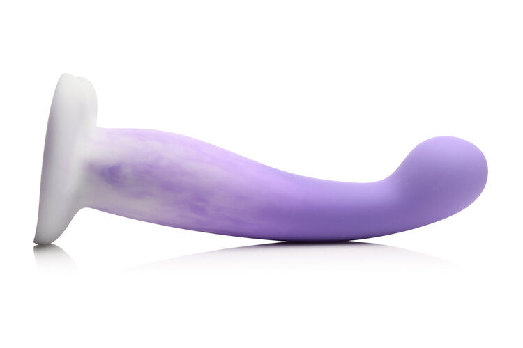 Simply Sweet Slim G-spot Silicone Dildo Purple/white