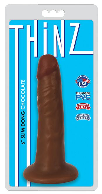 Thinz Slim Dong 6in Chocolate