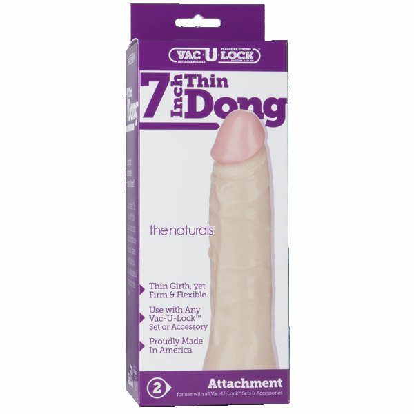 Thin 7in Natural Dong Bx