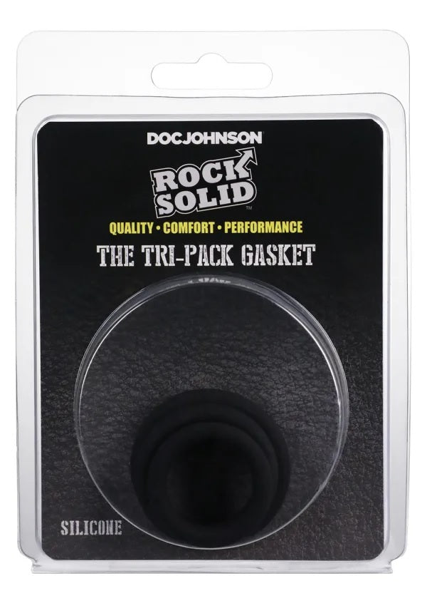 Rock Solid Tri-pack Gasket Black