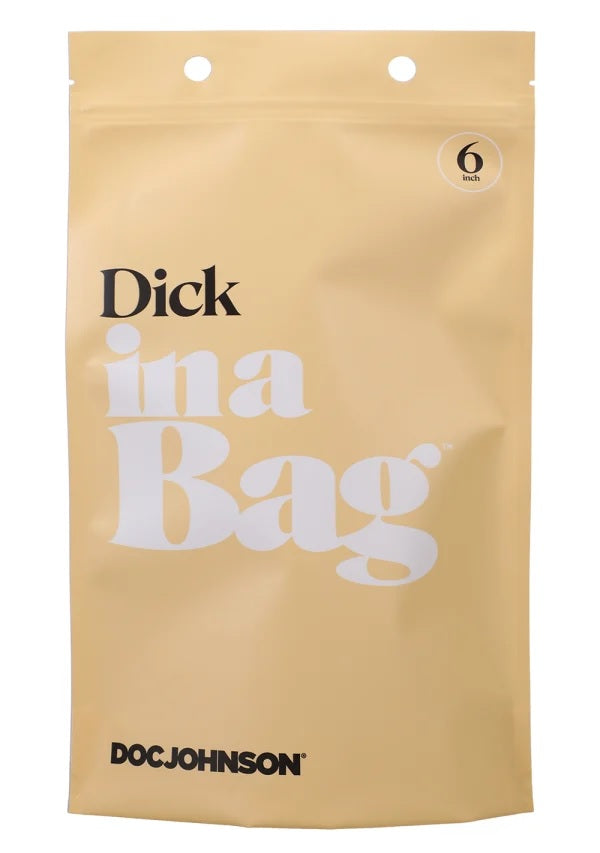 In A Bag Dick 6 Inch Clear