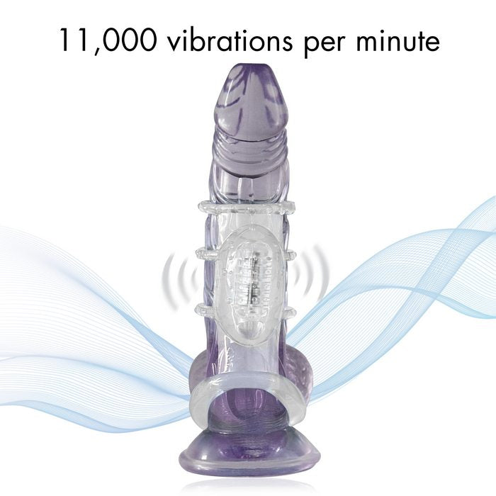 Doctor Love Zinger Vibrating Cock Cage Clear