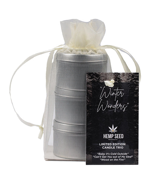 Hemp Seed Holiday 2023 Trio Candle Bag