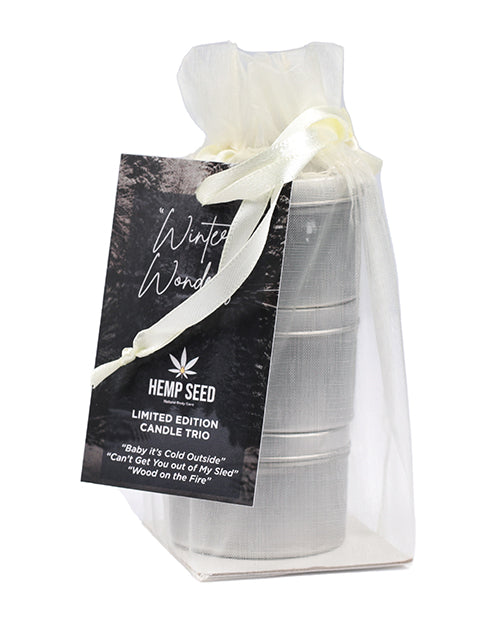 Hemp Seed Holiday 2023 Trio Candle Bag