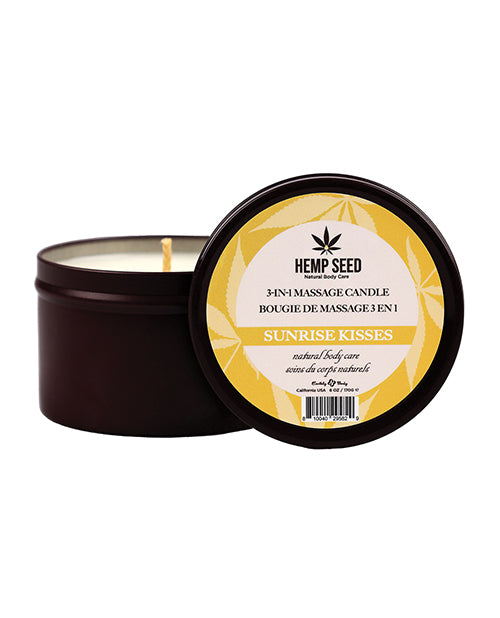 (d)hemp Seed 3-in-1 Sunrise Kisses Massage Candle 6 Oz