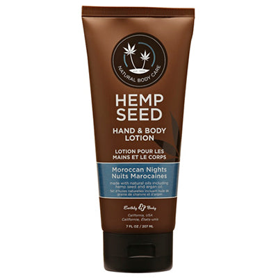 Hemp Seed Hand & Body Lotion Moroccan Nights 7oz Tube