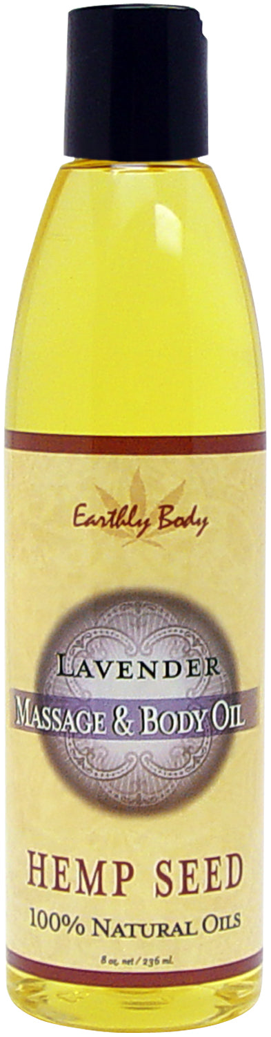 Massage & Body Oil Lavender 8 Oz