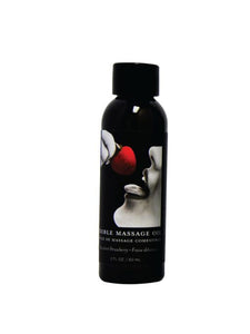 Edible Massage Oil Strawberry 2 Oz