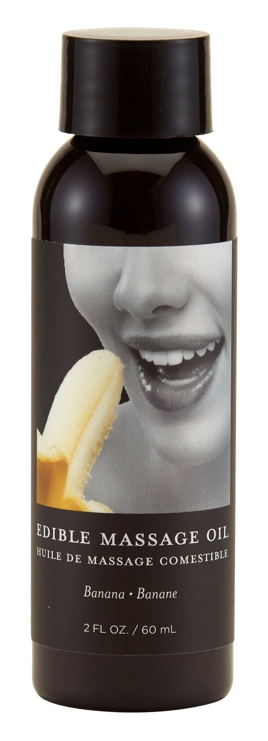 Massage Oil Edible Banana 2oz