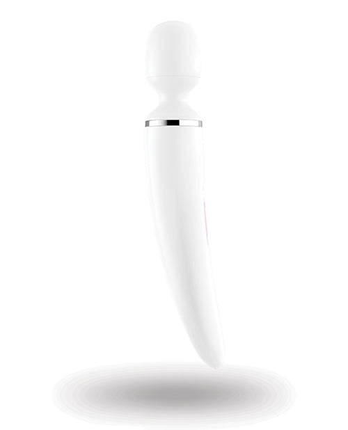 Satisfyer Wand-er Woman White/ Chrome