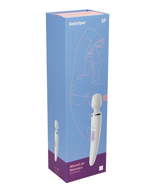 Satisfyer Wand-er Woman White/ Chrome