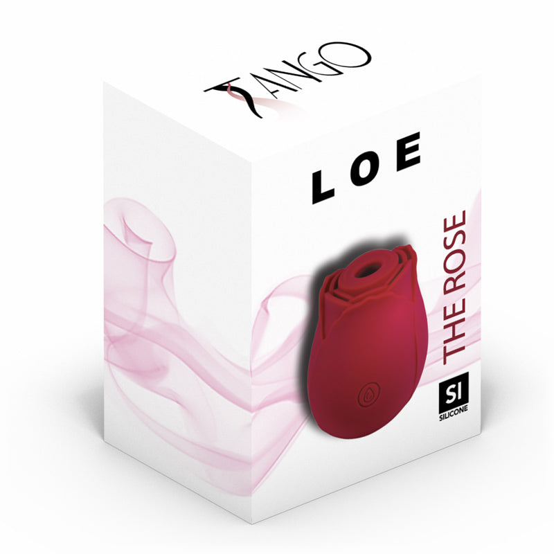 Loe The Rose Premium Suction Stimulator Red