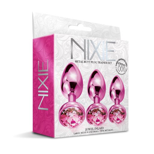 Nixie Metal Plug Trainer Set Pink Metallic