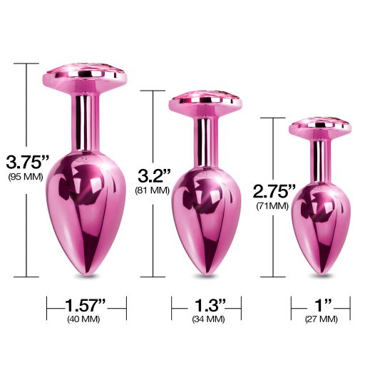 Nixie Metal Plug Trainer Set Pink Metallic